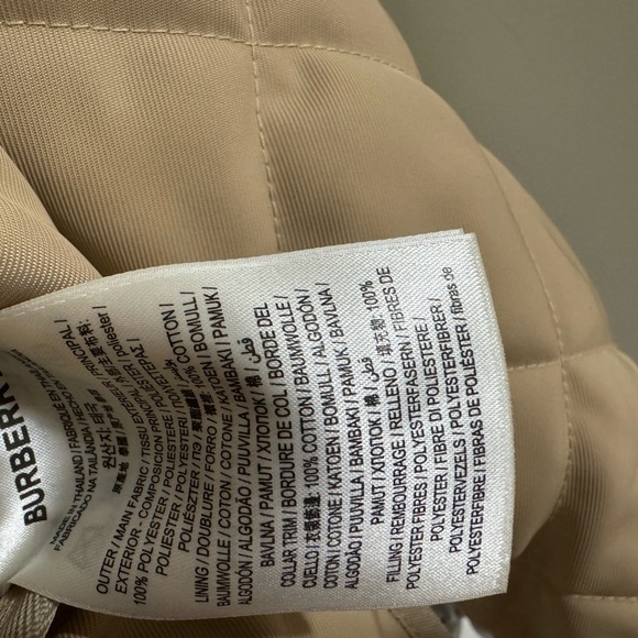 BURBERRY Beige Lanford jacket Small - Picture 6 of 6